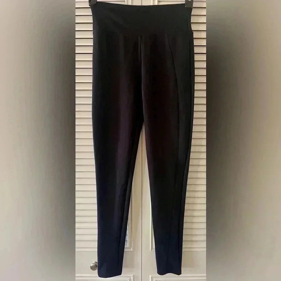 Assets by Spanx Women’s Ponte Shaping Leggings Black SZ M - Picture 3 of 9